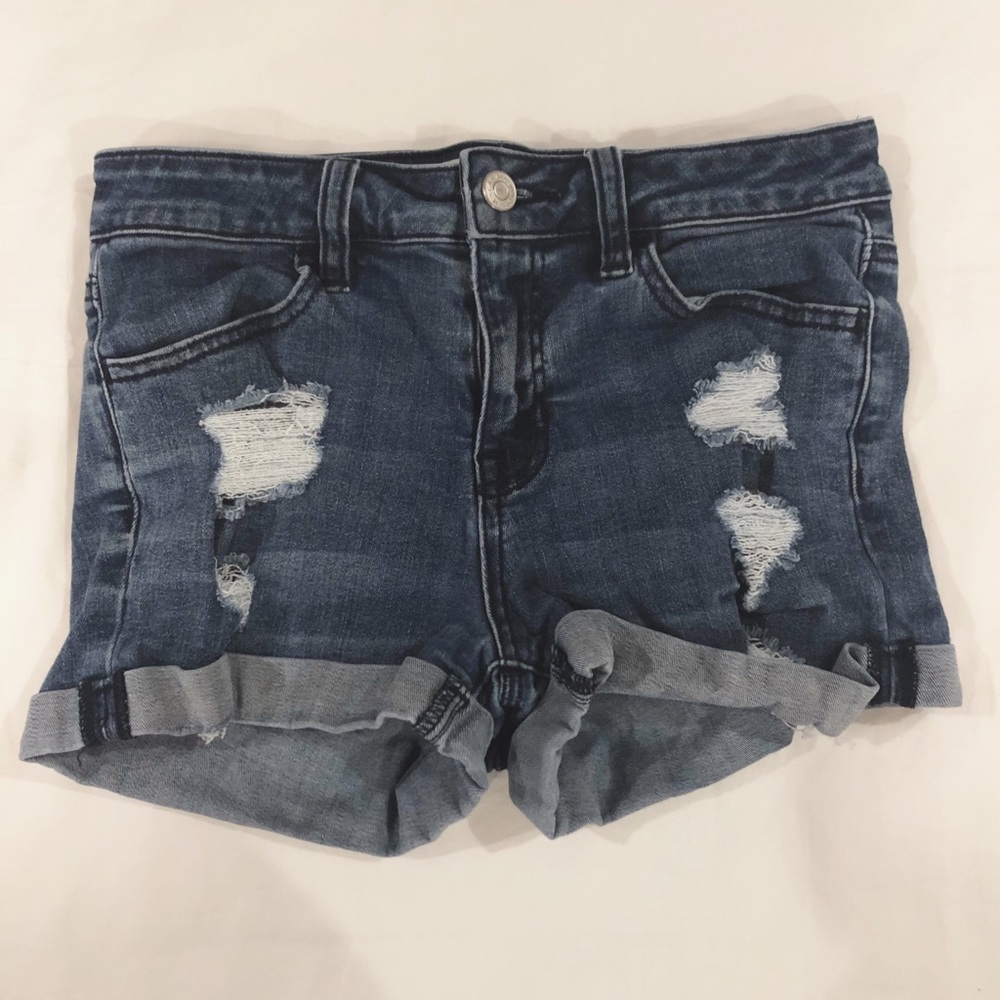 Blue Denim Shorts